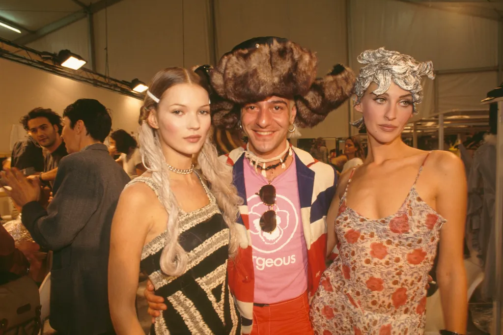 Revisit 24 Wild, Candid ’90s Images of a Young Kate Moss Backstage